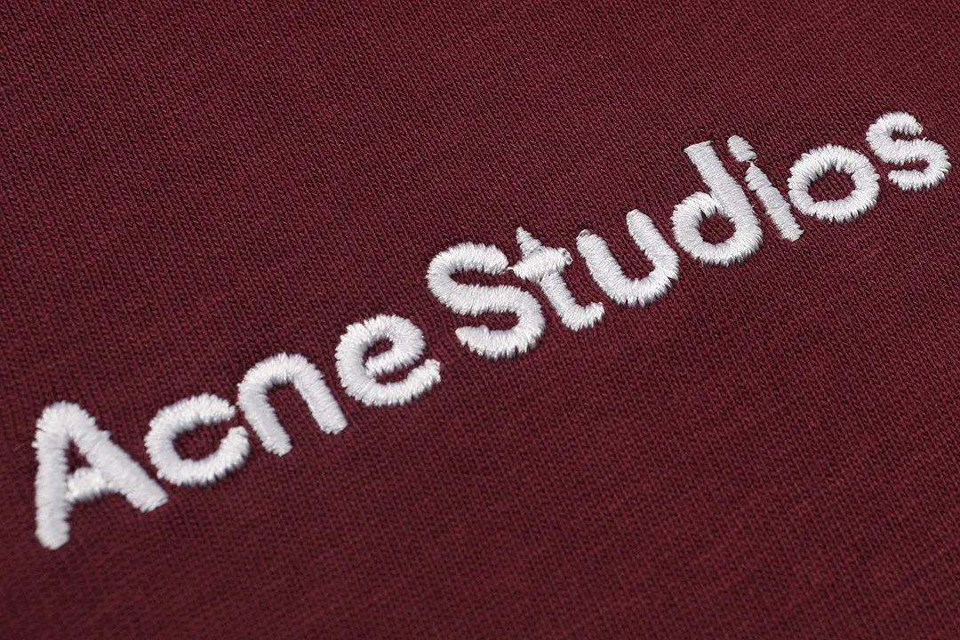 Acne Studios 2026 New Arrival logo Same Style t 100％ 32 ： Size：XS S M L
